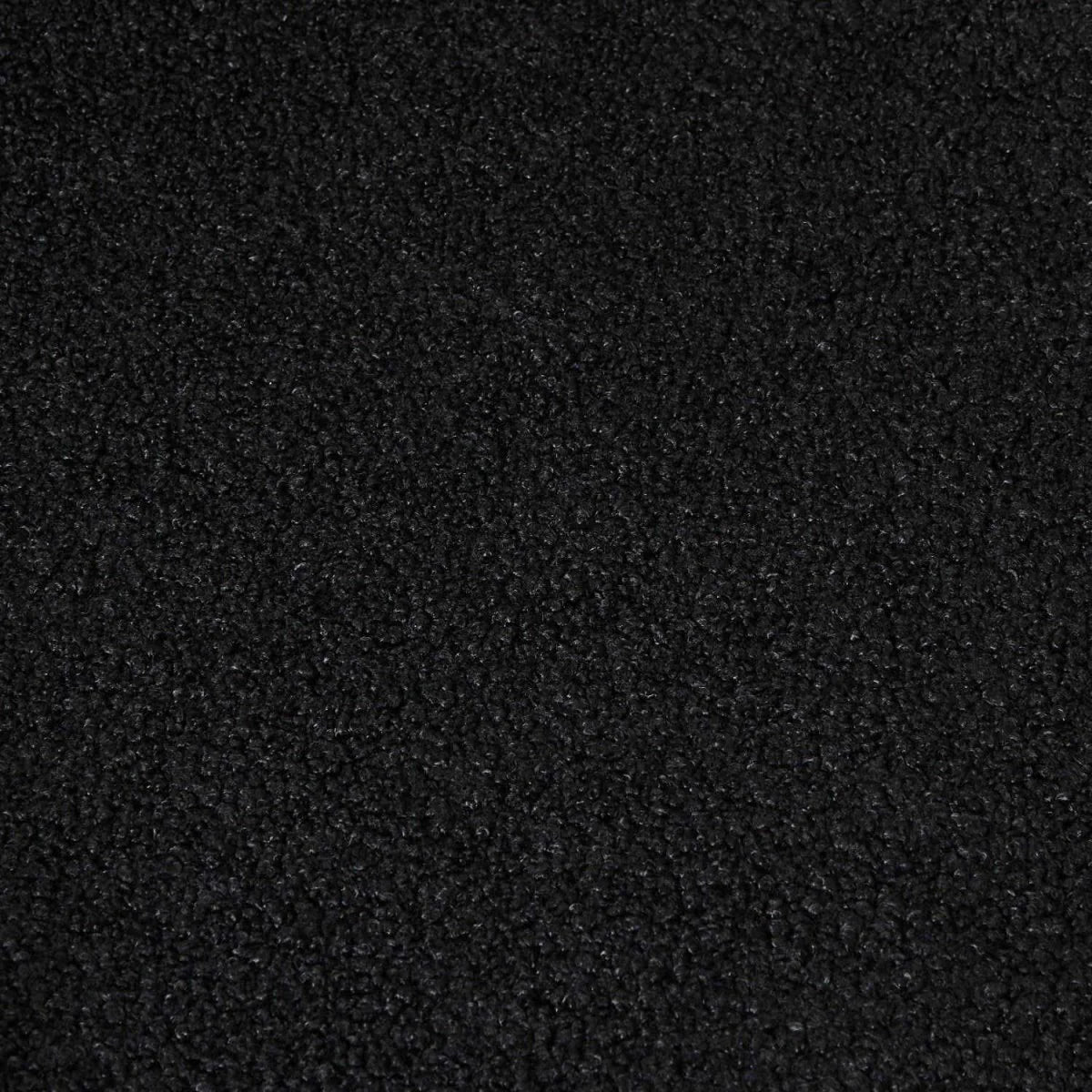 FURNHOUSE Teddy Esszimmerstühle 2er Set - Bouclé-Stoff Schwarz