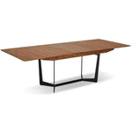 FURNHOUSE Tokyo Rechteckiger Esstisch 200x100 cm - Ausziehbar bis 250 cm - Walnuss Braun