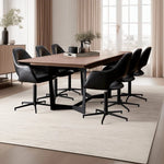 FURNHOUSE Tokyo Rechteckiger Esstisch 200x100 cm - Ausziehbar bis 250 cm - Walnuss Braun