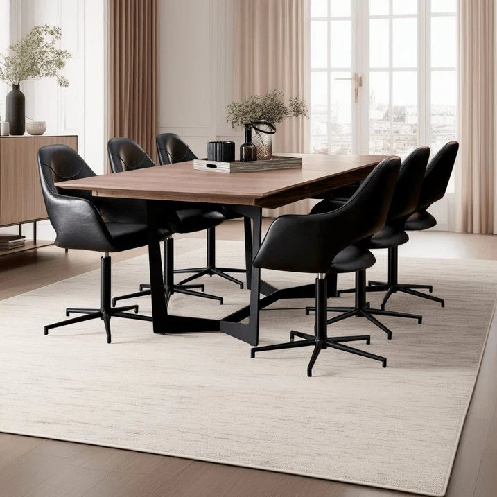 FURNHOUSE Tokyo Rechteckiger Esstisch 200x100 cm - Ausziehbar bis 250 cm - Walnuss Braun