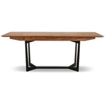 FURNHOUSE Tokyo Rechteckiger Esstisch 200x100 cm - Ausziehbar bis 250 cm - Walnuss Braun