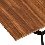 FURNHOUSE Tokyo Rechteckiger Esstisch 200x100 cm - Ausziehbar bis 250 cm - Walnuss Braun
