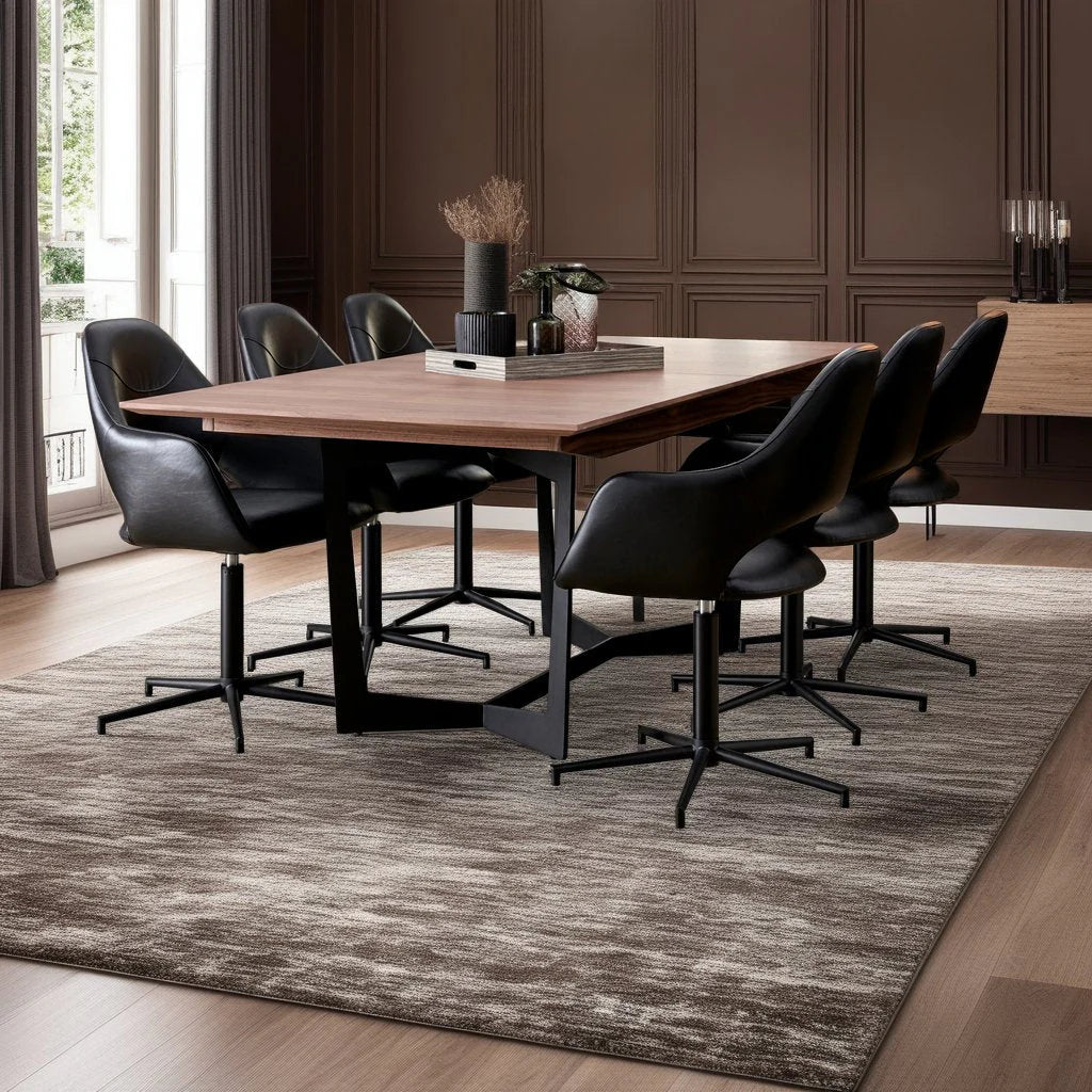 FURNHOUSE Tokyo Rechteckiger Esstisch 200x100 cm - Ausziehbar bis 250 cm - Walnuss Braun