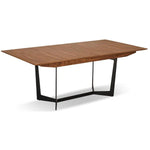 FURNHOUSE Tokyo Rechteckiger Esstisch 200x100 cm - Ausziehbar bis 250 cm - Walnuss Braun
