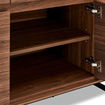 FURNHOUSE Tokyo Sideboard mit 3 Türen - 155 cm breit - Amerikanische Walnuss