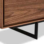 FURNHOUSE Tokyo Sideboard mit 3 Türen - 155 cm breit - Amerikanische Walnuss