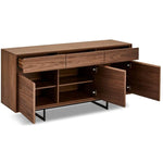 FURNHOUSE Tokyo Sideboard mit 3 Türen - 155 cm breit - Amerikanische Walnuss