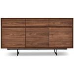 FURNHOUSE Tokyo Sideboard mit 3 Türen - 155 cm breit - Amerikanische Walnuss