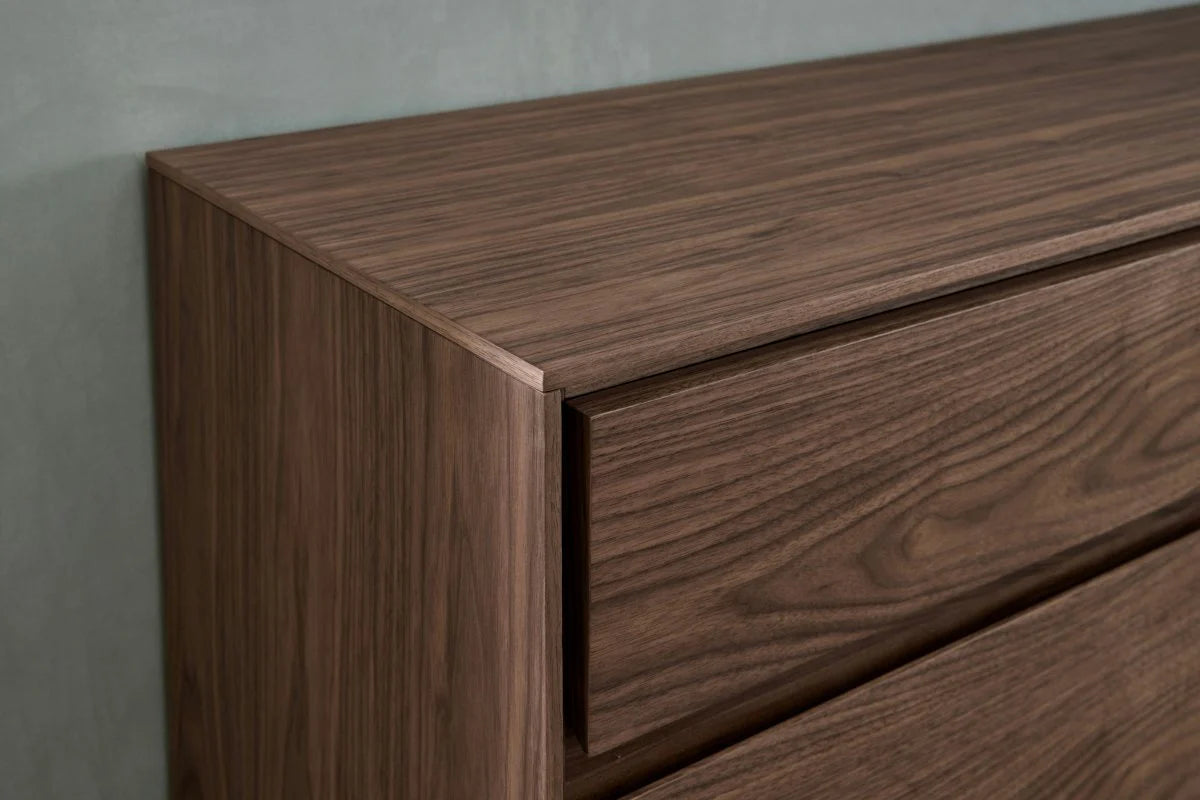 FURNHOUSE Tokyo Sideboard mit 3 Türen - 155 cm breit - Amerikanische Walnuss