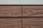 FURNHOUSE Tokyo Sideboard mit 3 Türen - 155 cm breit - Amerikanische Walnuss