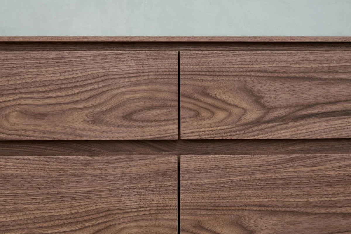 FURNHOUSE Tokyo Sideboard mit 3 Türen - 155 cm breit - Amerikanische Walnuss