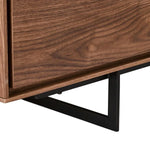 FURNHOUSE Tokyo Sideboard mit 4 Türen - 205 cm breit - Amerikanische Walnuss