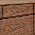 FURNHOUSE Tokyo Sideboard mit 4 Türen - 205 cm breit - Amerikanische Walnuss
