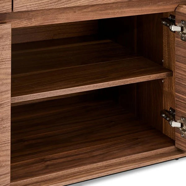 FURNHOUSE Tokyo Sideboard mit 4 Türen - 205 cm breit - Amerikanische Walnuss